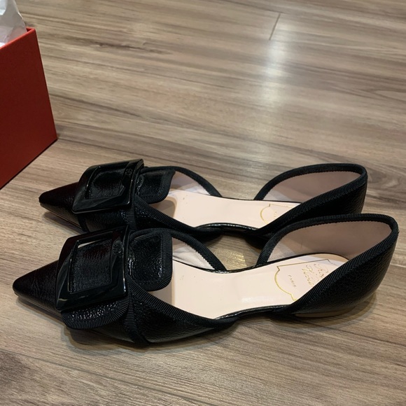 Roger Vivier Soft Gommettine No Pleat Dorsay Flats - Picture 5 of 16